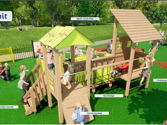 An artist's impression of how the park could look