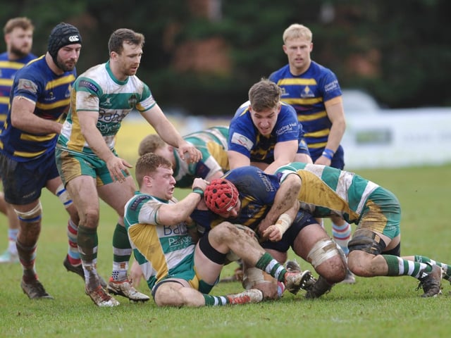 Action from Worthing Raiders' win over Guernsey at Roundstone Lane