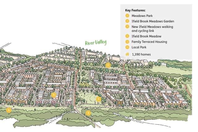 The Meadow Park area. Image: Homes England