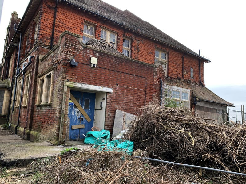 The old Gambier House site in West Hill Road, St Leonards.