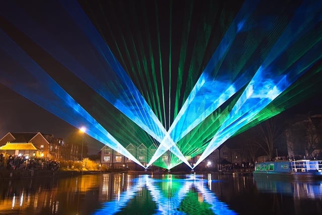 In Pictures: Dazzling displays at Chichester Canal's light show