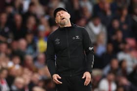 Ralph Hasenhuttl, Manager of Southampton reacts during a Premier League defeat