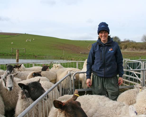 West Sussex farmer Caroline Harriott.