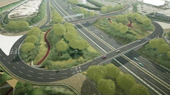 The Secretary of State for Transport has today (May 17) approved plans that will transform journeys around junction 9 of the M3. Picture courtesy of National Highways