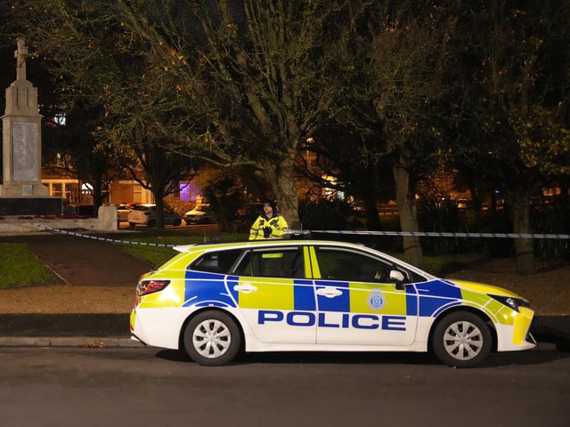 Police and SOCO (Scenes of Crime) officers have been pictured in Littlehampton after reports of a serious incident