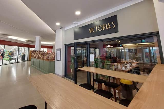 Victoria’s has opened in the two units at the front of the Guildbourne Centre. It is owned by Vicky Nicks, whose husband Kevin fitted the shop.