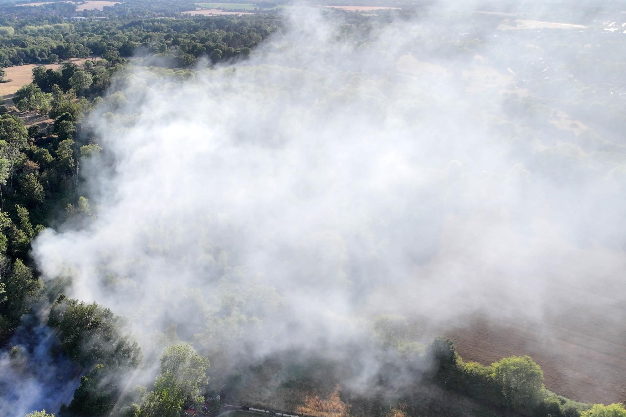 Starker Brandgeruch in West Sussex gibt Anlass zur Sorge