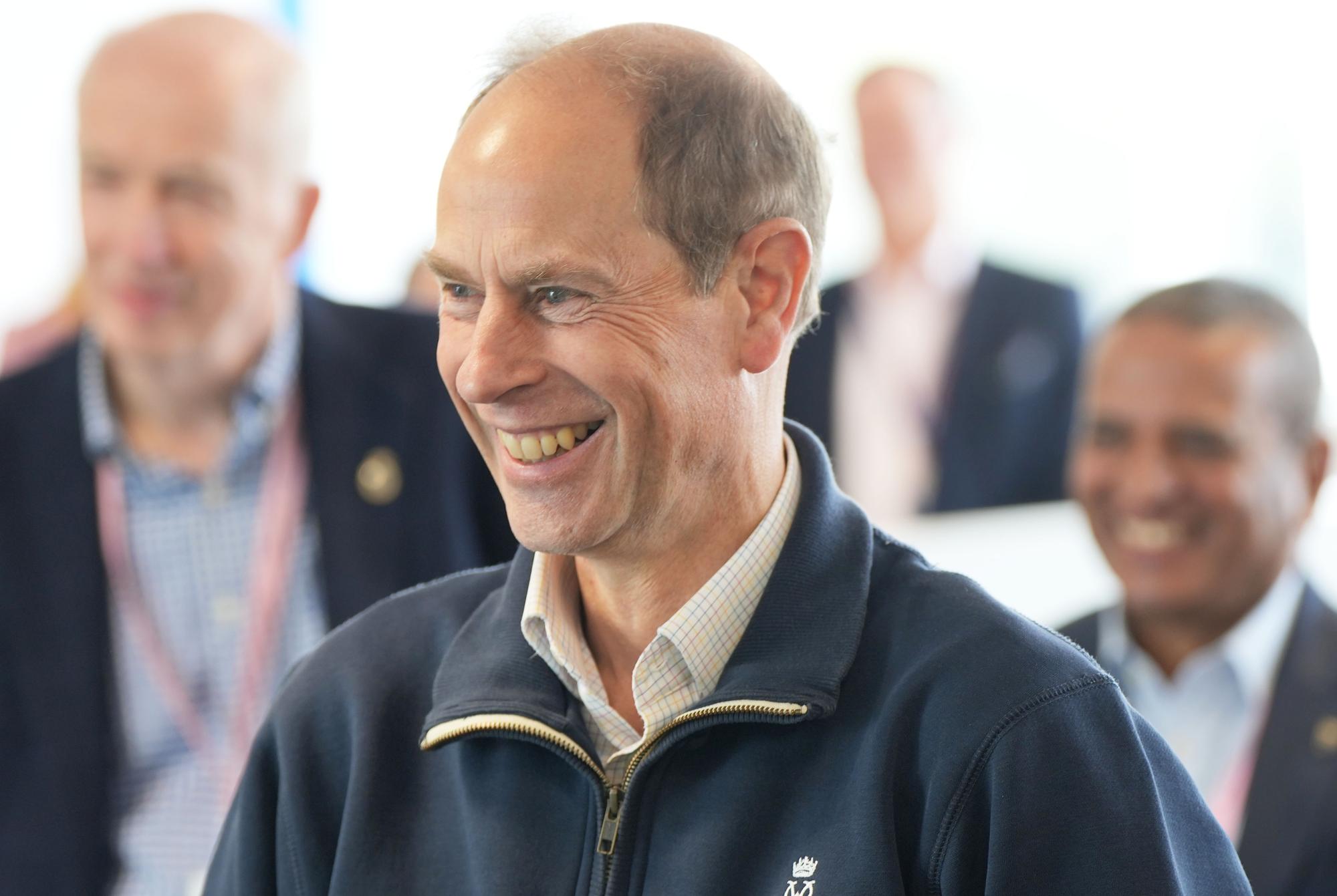 HRH the Duke of Edinburgh at Brighton and Hove Albion training ground in Lancing. Picture: Eddie Mitchell