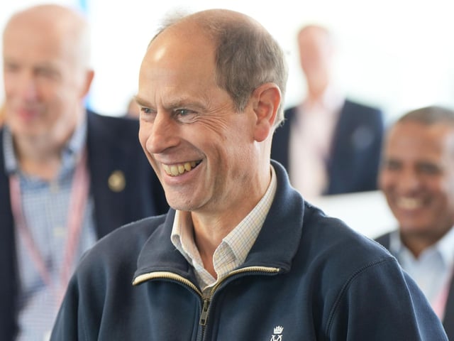 HRH the Duke of Edinburgh at Brighton and Hove Albion training ground in Lancing. Picture: Eddie Mitchell