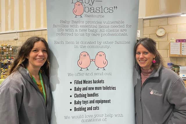 The new Baby Basics service has been launched by Eastbourne Foodbank.