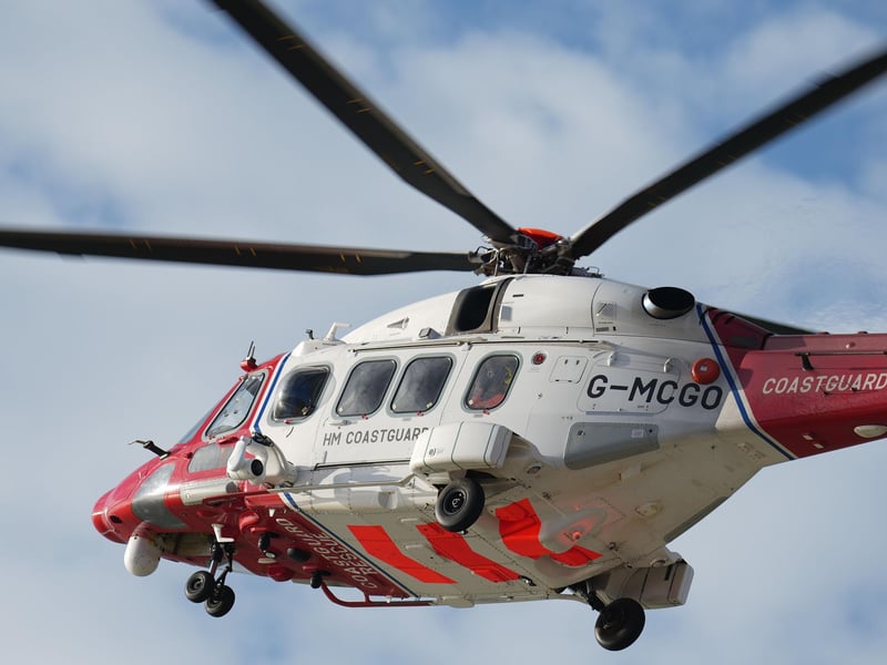 A large search and rescue mission has been launched to find a missing swimmer. Picture: Eddie Mitchell