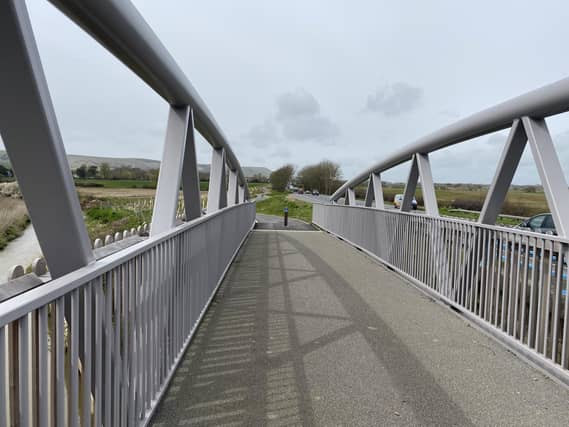 The new bridge by the A27 in East Sussex. Picture from National Highways
