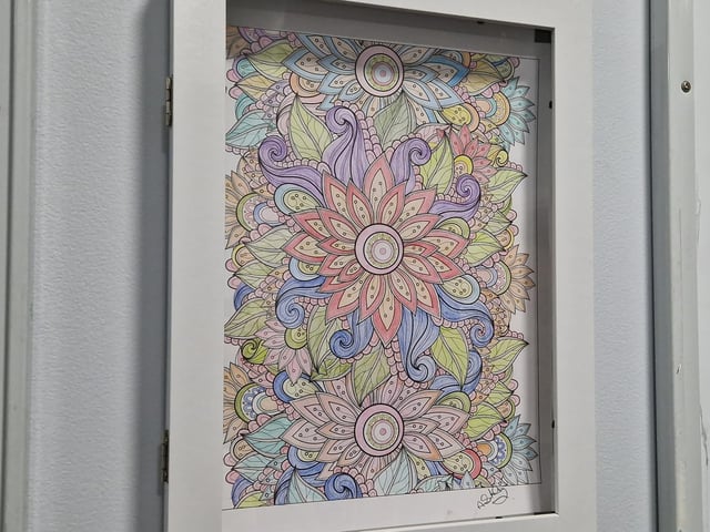 The power of art therapy was demonstrated at St Winefrides Residential Home in Littlehampton, as the community was invited in for the annual exhibition