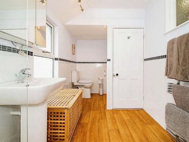 This five-bedroom townhouse near Littlehampton beach has just come on the market with Fox and Sons priced at £475,000. There is spacious accommodation over three floors plus a cellar.