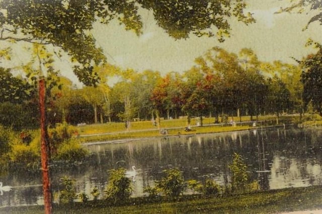The lake in Hampden Park