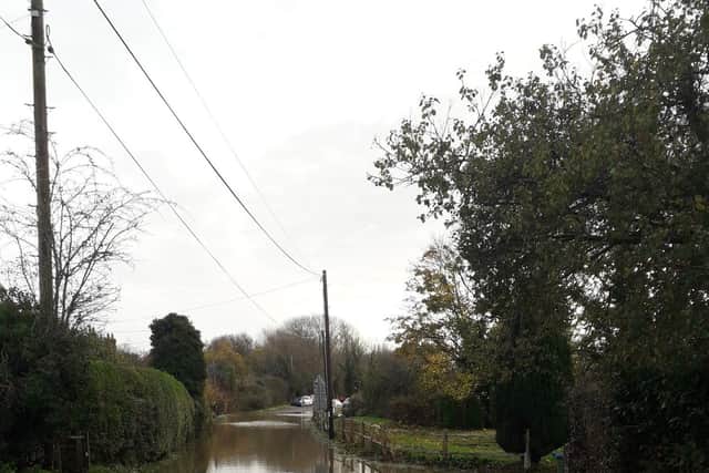 Those living in Barcombe have been advised to install flood protection products by the EA – if they have them.