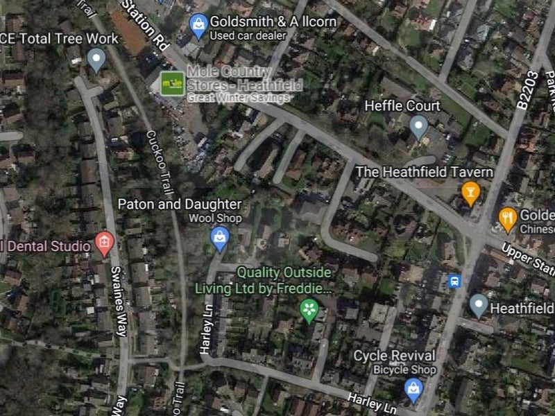 Average total household incomes per year in Heathfield were £42,700