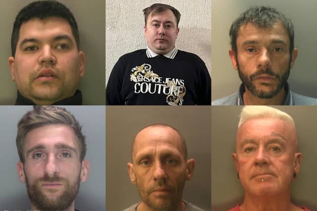 These are some of the most serious, high profile and prolific offenders who were jailed in Sussex in July 2026