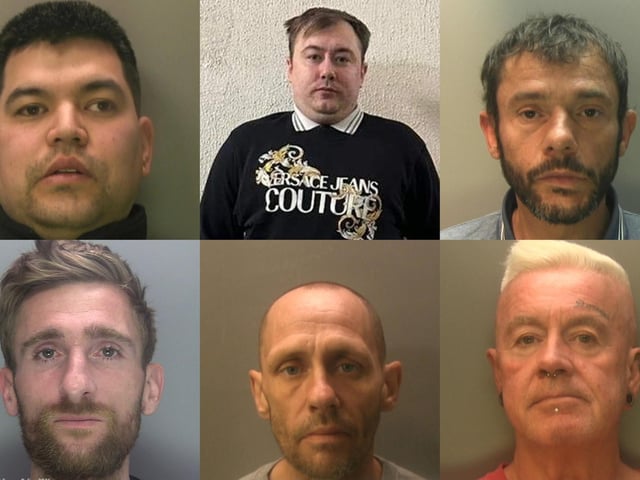 These are some of the most serious, high profile and prolific offenders who were jailed in Sussex in July 2026