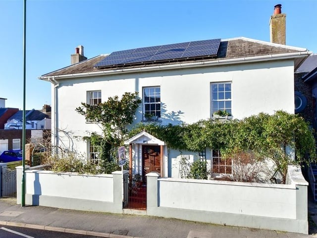 The property offers spacious and versatile accommodation, including a useful cellar space. Estate agent Cubitt & West says it is a fantastic location.