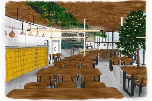‘Glass House’, a new restaurant and café, which will be located at the Redoubt Gardens, has placed an application for the refurbishment of the building of the new business.