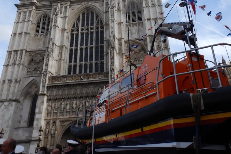 Lifeboats also attended the RNLI 200 years commemoration service at Westminster Abbey on March 4, 2024