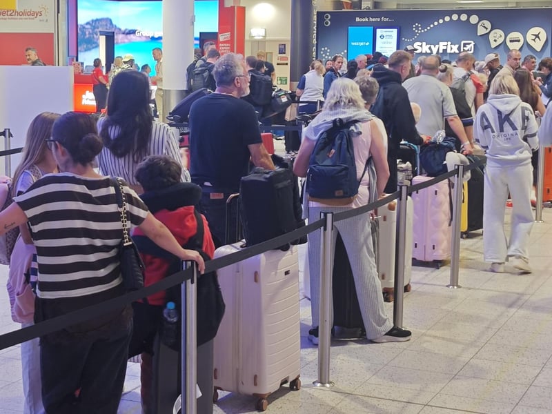 Passengers have described being left stranded, without luggage and facing hours-long delays after a technical issue with the UK's air traffic control system caused widespread disruption at Gatwick.