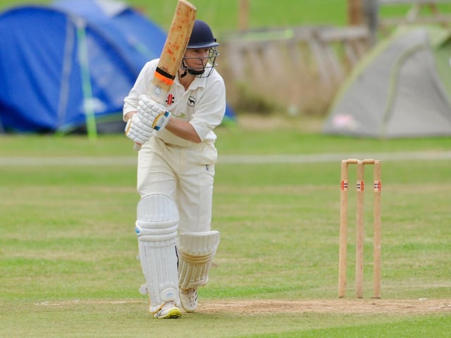 Action from Findon CC's Sussex League division two clash with Burgess Hill