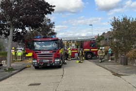 Fire crews on the scene. Photo: Steve Johnson
