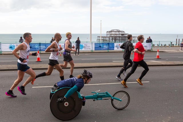 Images from the 2023 Brighton Half Marathon