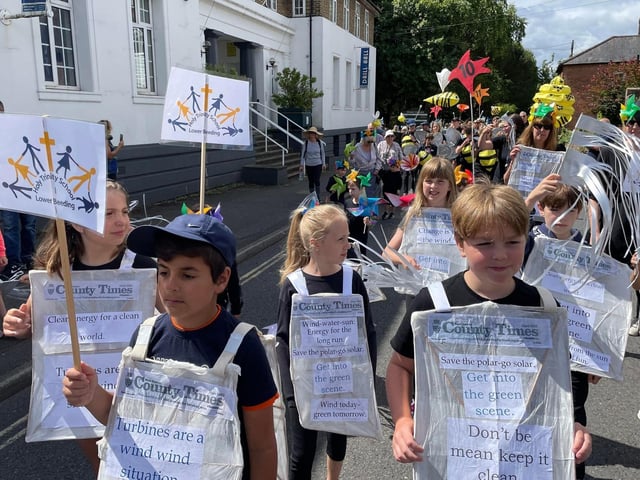 Natural World themed children's parade. Holy Trinity Primary