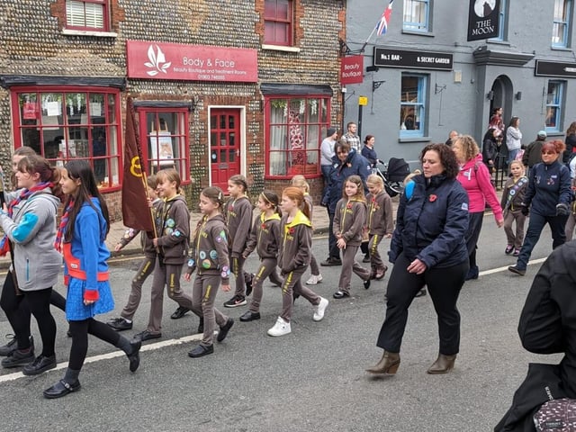The Storrington Remembrance Parade on Sunday, November 12