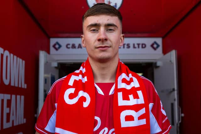 Crawley Town's new signing Jonny Russell