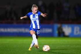 Brighton & Hove Albion forward Katie Robinson has been named in Sarina Wiegman’s 23-player England squad for this summer’s FIFA World Cup in Australia and New Zealand. Picture by Alex Davidson/Getty Images