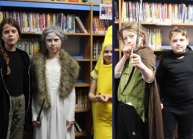 Some of the wonderful costumes for World Book Day at Chesswood Junior School
