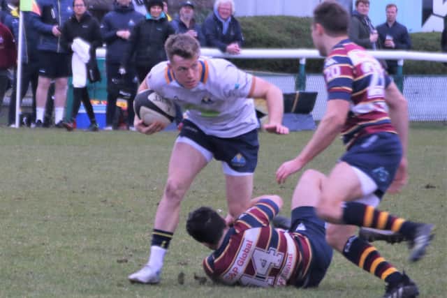 Worthing Raiders on their way to beating Old Albanian | Picture: Colin Coulson