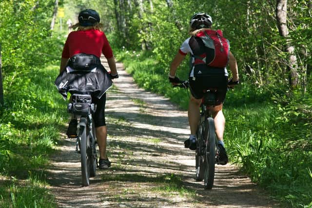 The Downs Link is expected to be 'very busy' on Saturday for the British Heart Foundation London to Brighton Off Road Bike Ride