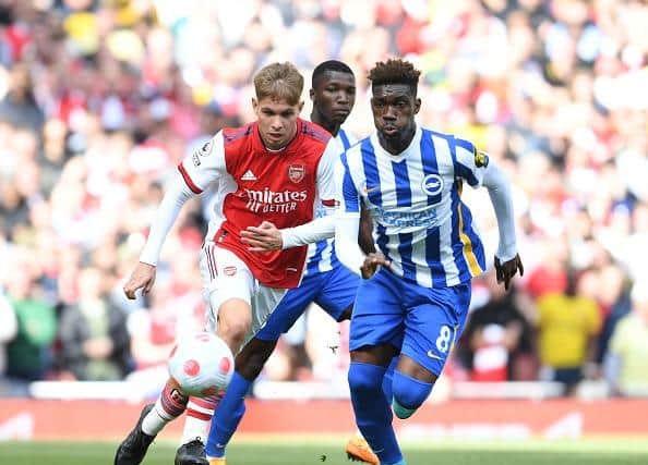 Brighton and Hove Albion midfielder Yves Bissouma impressed last season in the Premier League and has hinted at a move to Arsenal