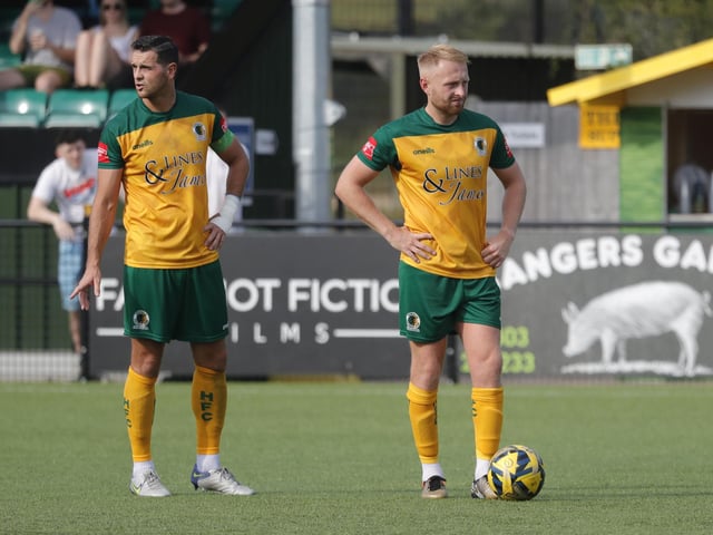 Action from Horsham's win over Cheshunt in the Isthmian premier division