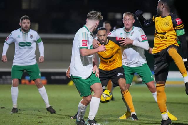 Bognor and Wanderers do battle | Picture: Lyn Phillips