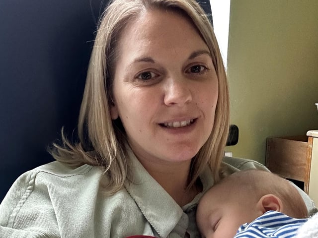 Woody Mayers with his mum, Polly. Picture: NHSBT/Mayers family