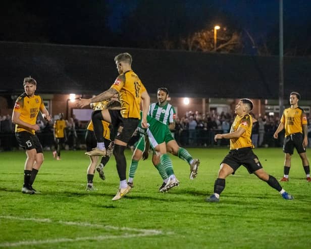 Second half action between Three Bridges and Chi City | Picture: Neil Holmes