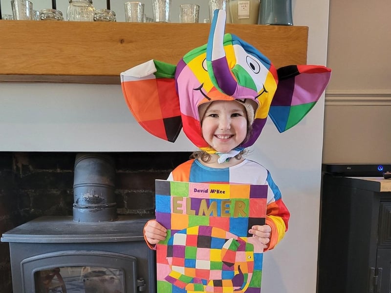 Sarah Gibson sent in this picture of Summer Gibson as Elmer