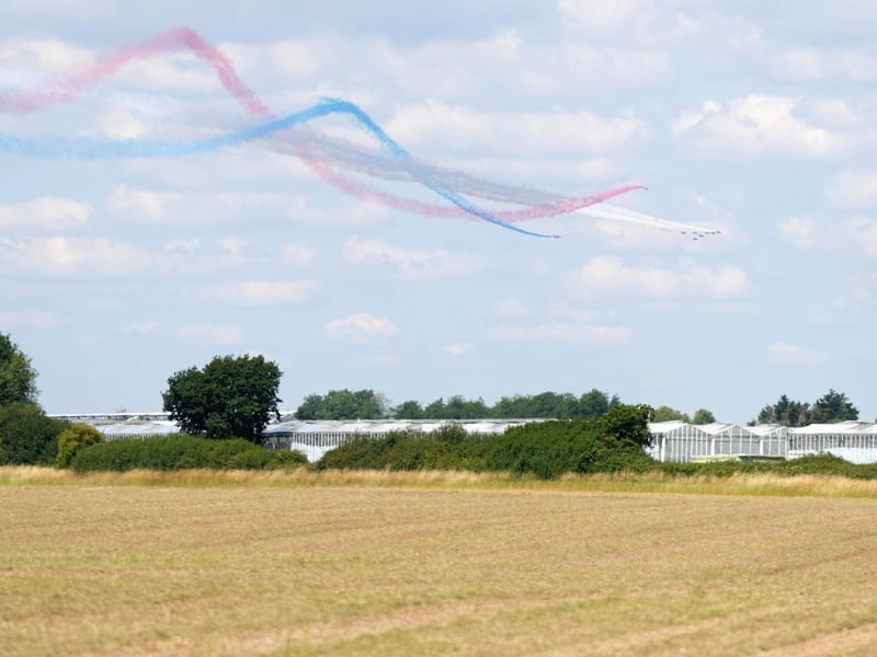 RED ARROWS GOODWOOD FESTIVAL OF SPEED 2025 : Red Arrowd at FoS 2025