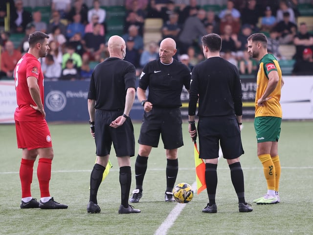 Action from Worthing FC's 3-0 friendly win at Horsham