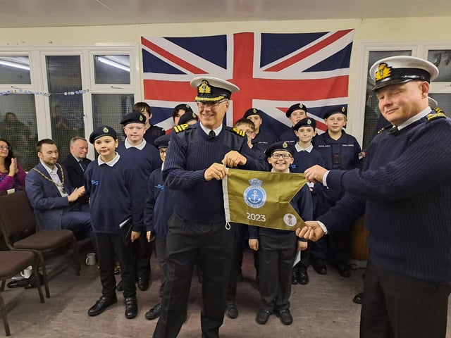 The Golden Burgee is one of the most prestigious awards a Sea Cadet unit can win.