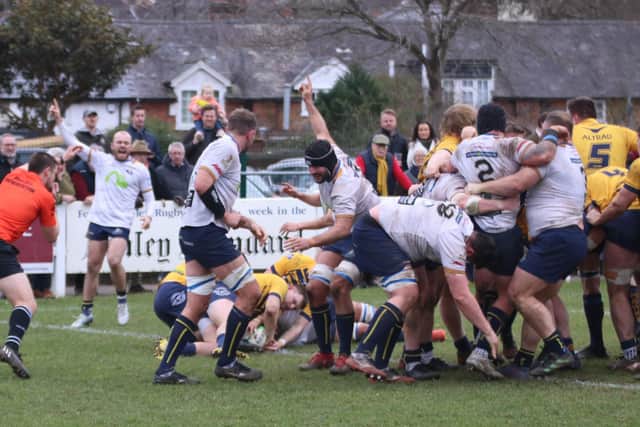 Action from Worthing Raiders' win at Henley | Picture: Colin Coulson