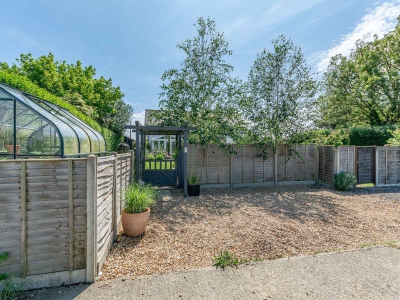 This three-bedroom character property is beautifully presented and Barnham-based Pegasus Properties say the attractive landscaped garden is of particular note.