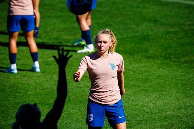 England kick off their World Cup campaign against Hati on Saturday (July 22) and also face Denmark and China in Group D. (Photo by PATRICK HAMILTON/AFP /AFP via Getty Images)