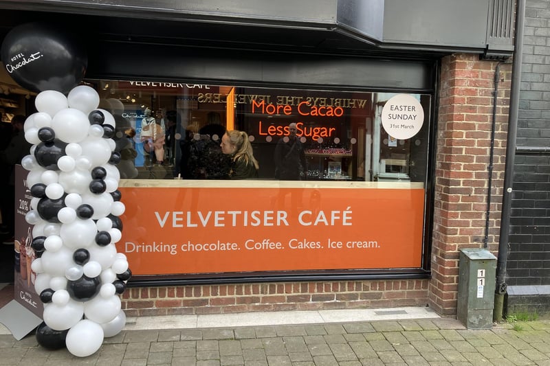 The new Horsham store includes a velvetiser cafe